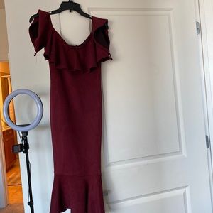 Maroon dress